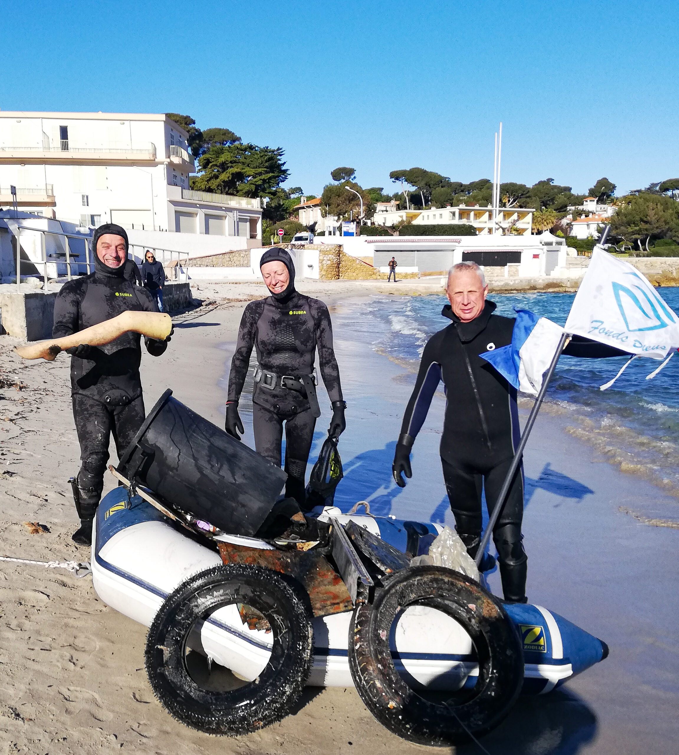 Fonds bleus association nettoyage des fonds de mer